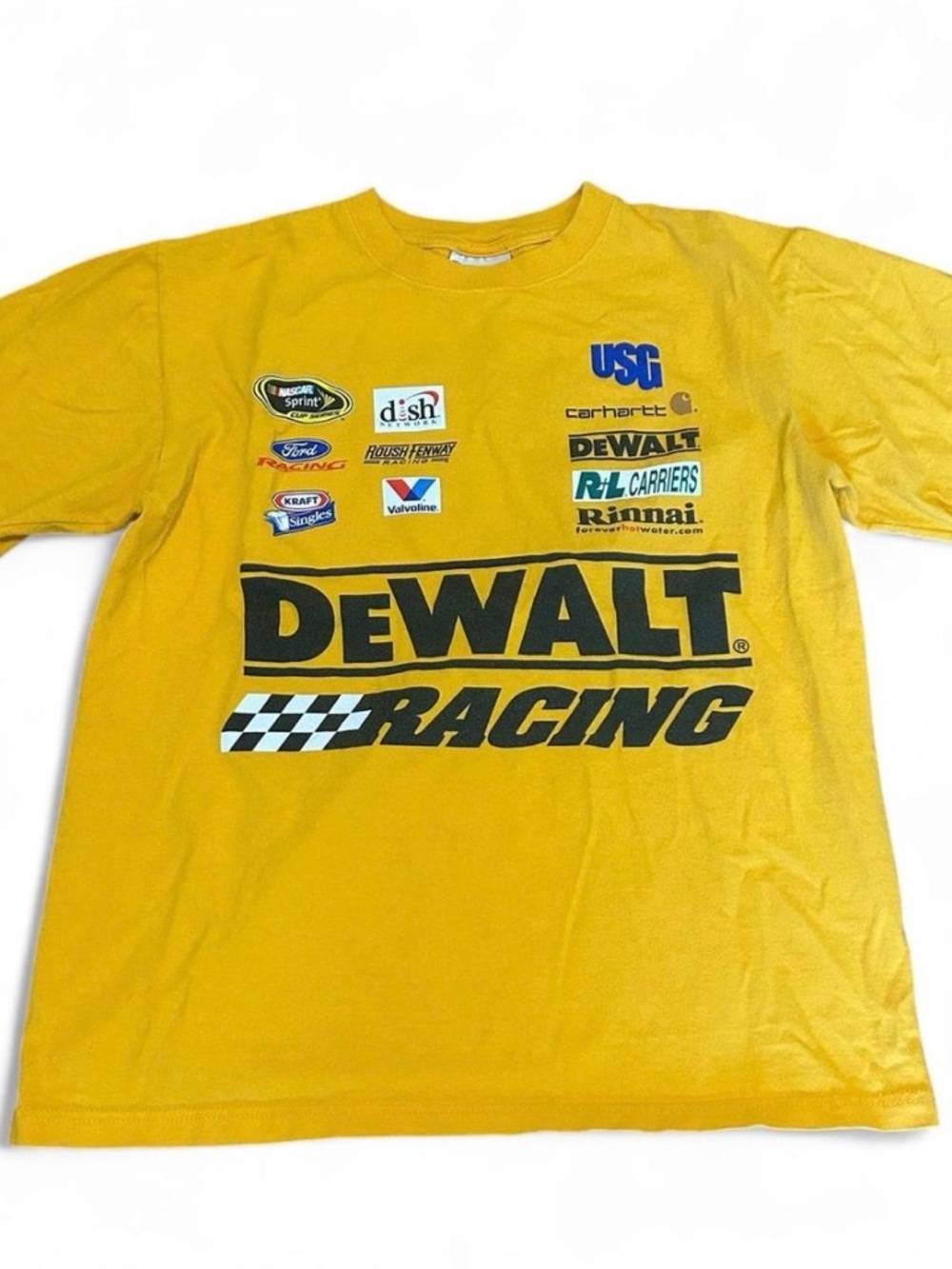 NASCAR DEWALT Racing Y2K Style Tee